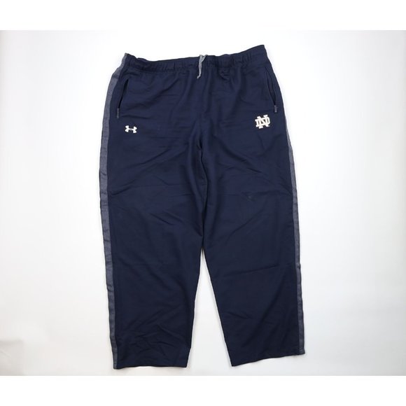 Under Armour Mens 3XL Distressed Loose Fit Notre Dame University Football Pants - Picture 1 of 14